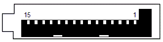 SATA power cable connector